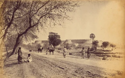 Peshawur Fort en omgeving, vanuit de gevangenis