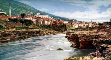 Mostar, Bosnië en Herzegovina, Joegoslavië, c. 1924