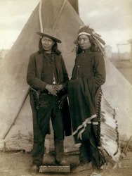 Red Cloud en American Horse, 1891