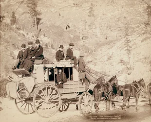 De Deadwood Coach reist in South Dakota