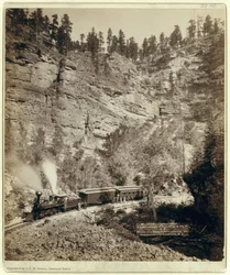 Trein door Elk Canyon