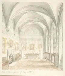 Lea Castle, Worcestershire, Eetkamer Kijkend naar het Zuiden