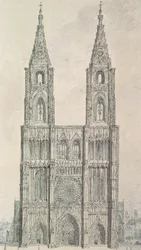 Westelijke Voorzijde van de Kathedraal van Straatsburg