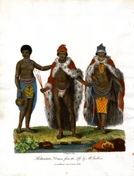 Hottentotten uit het leven gegrepen door M. Vaillant