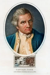 Portret van James Cook, 1800