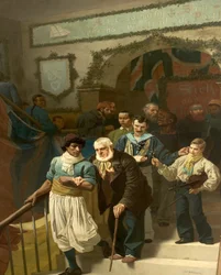 Vrienden in tegenspoed, Kerstdag in het Dreadnought Hospital, Greenwich