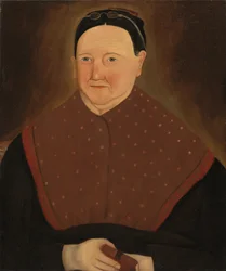 Portret van een oude dame