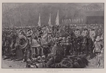 Het Koninklijk Militair Toernooi, de Grote Historische Optocht, Krijgers van Groot-Brittannië