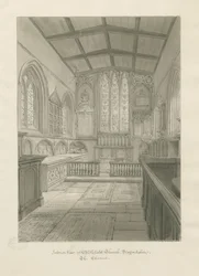 Interieur van de kerk van Blithfield