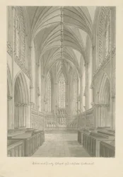 Interieur van Lichfield Kathedraal - Koor en Mariakapel