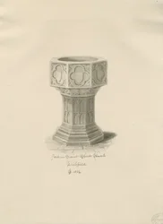 Lichfield - Doopvont in St. Chad