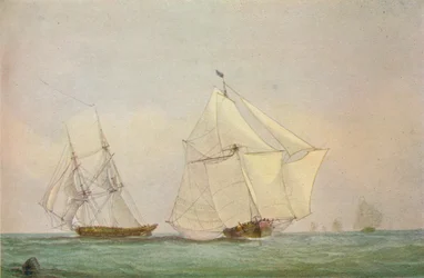 Leith Smack op weg naar Swim, oktober 1838