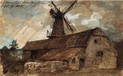 Blatchington Mill bij Brighton, 1825