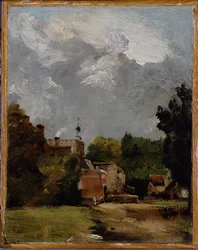 East Bergholt Church vanaf Church Street