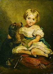 Meisje met een hond
