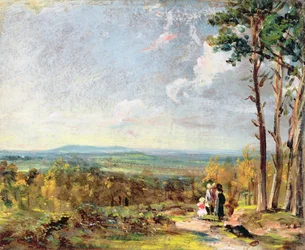 Hampstead Heath Kijkend naar Harrow
