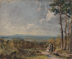 Hampstead Heath Kijkend naar Harrow
