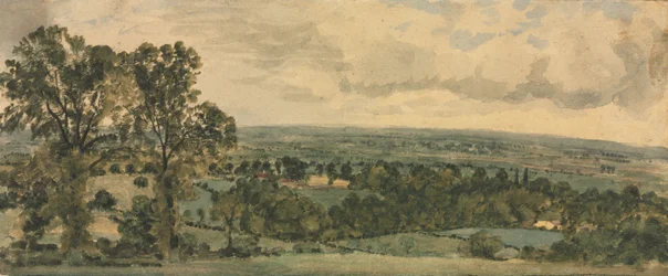 Landschap (aquarel)