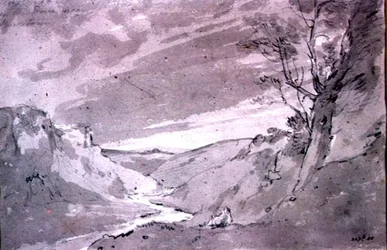 Aan de Dove bij Buxton, 1801