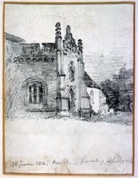 Portiek van Feering Church, 28 juni 1814