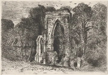De ruïnes van Netley Abbey