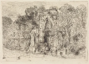De ruïnes van Netley Abbey
