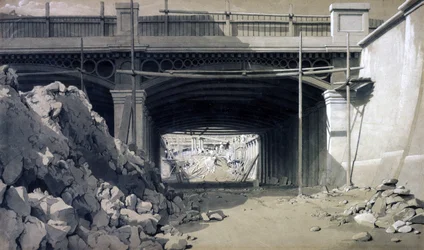 Hampstead Road Bridge, september 1836