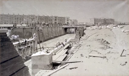 Hampstead Road Bridge, vanaf de Camden kant, 11 augustus 1836