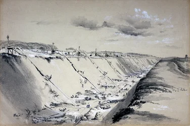 Horse-Runs at Tring Cutting, Hertfordshire, 19 juni 1837