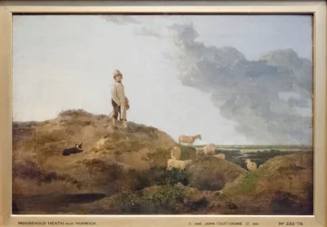 Uitzicht op Mousehold Heath, nabij Norwich