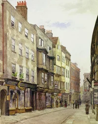 Holywell Street Kijkt Westwaarts, 1882