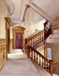Huis van Sir Christopher Wren, Botolph Lane, Londen, 1886
