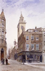 St James Garlickhythe, Upper Thames Street, Londen, 1882