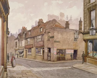 The Angel pub, Bermondsey, Londen, 1887