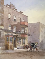 The Cheshire Cheese Tavern, Surrey Street, Westminster, Londen, 1883