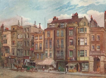 The Strand, tegenover de Rechtbanken, Westminster, Londen, 1881-1926