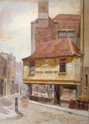 Uitzicht op de Old Curiosity Shop, Portsmouth Street, Westminster, Londen