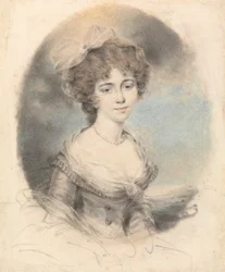 Portret van een Dame, Frontaal