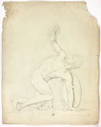 Gewonde Krijger van het Standbeeld in Rome