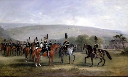 B Troop van de 2e West Yorkshire Yeomanry Cavalry