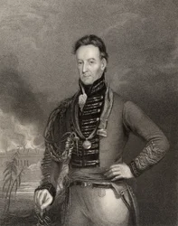 Sir Charles Shipley, Gouverneur van Grenada, gegraveerd door H. Cook, uit 