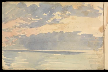 Zeegezicht, schetsboek