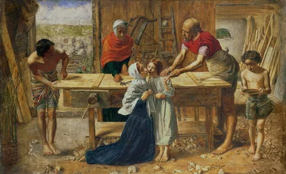 Christus in het huis van zijn ouders, 1863