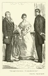 Illustratie voor Phineas Finn door Anthony Trollope