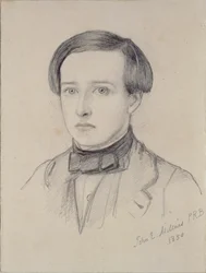 Portret van Charles Allston Collins, 1850