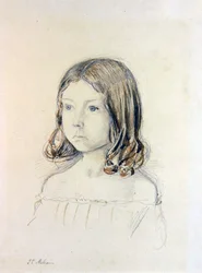 Portret van Mary Gertrude Holmes