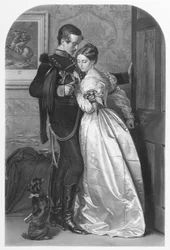 De Zwarte Brunswijker, gegraveerd door Thomas L. Atkinson (1817-ca. 1890), uitgegeven door Henry Graves and Co., 1863