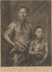 Tomo Chachi Mico, of Koning van Yamacraw, en Tooanahowi [sic], zijn neef