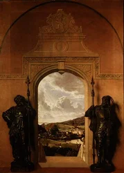 Gatehouse of Fleet, vanuit het huis van de kunstenaar