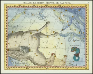 1776 - John Flamsteed - Pegase, Le Petit Cheval, Le Dauphin (Pegasus, Vissen en Equuleus)